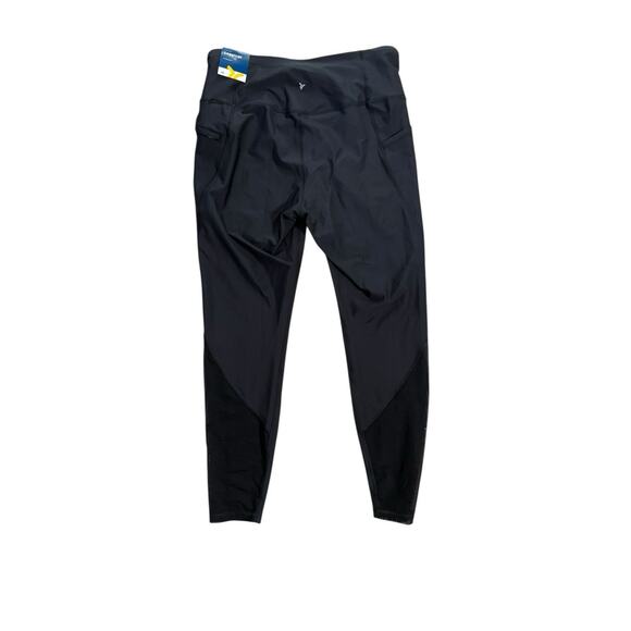 Old Navy Active Powersoft Womens Size XL High Rise Go Dry Zip Pockets Leggings - Picture 2 of 5